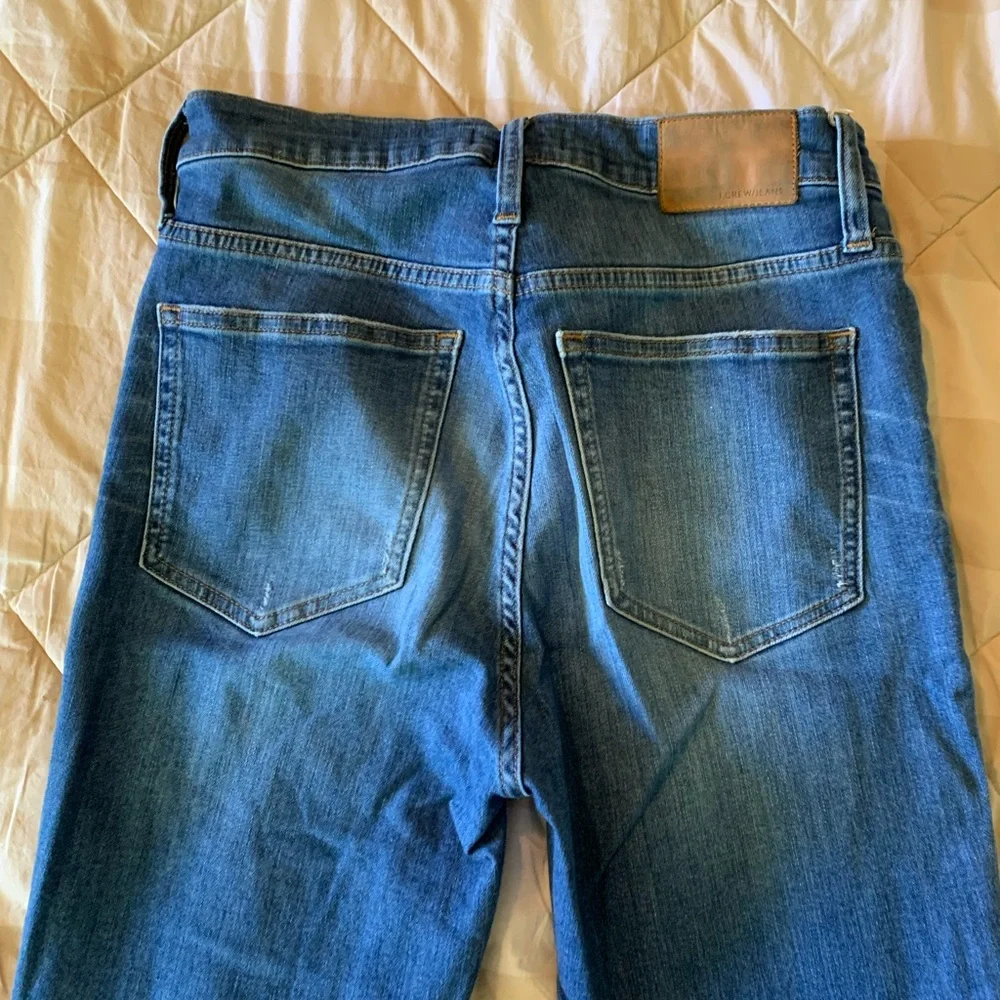 J. Crew 10” High-Rise Toothpick Skinny Blue Jeans Size 28T